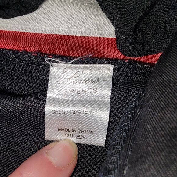 Lovers + Friends Black and Red Track Pants - Picture 8 of 12